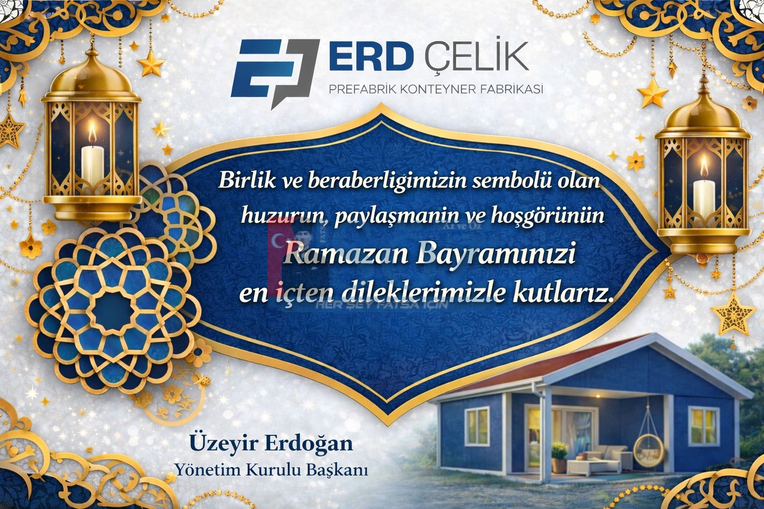 ERD ÇELİK RAMAZAN BAYRAMI İLANI