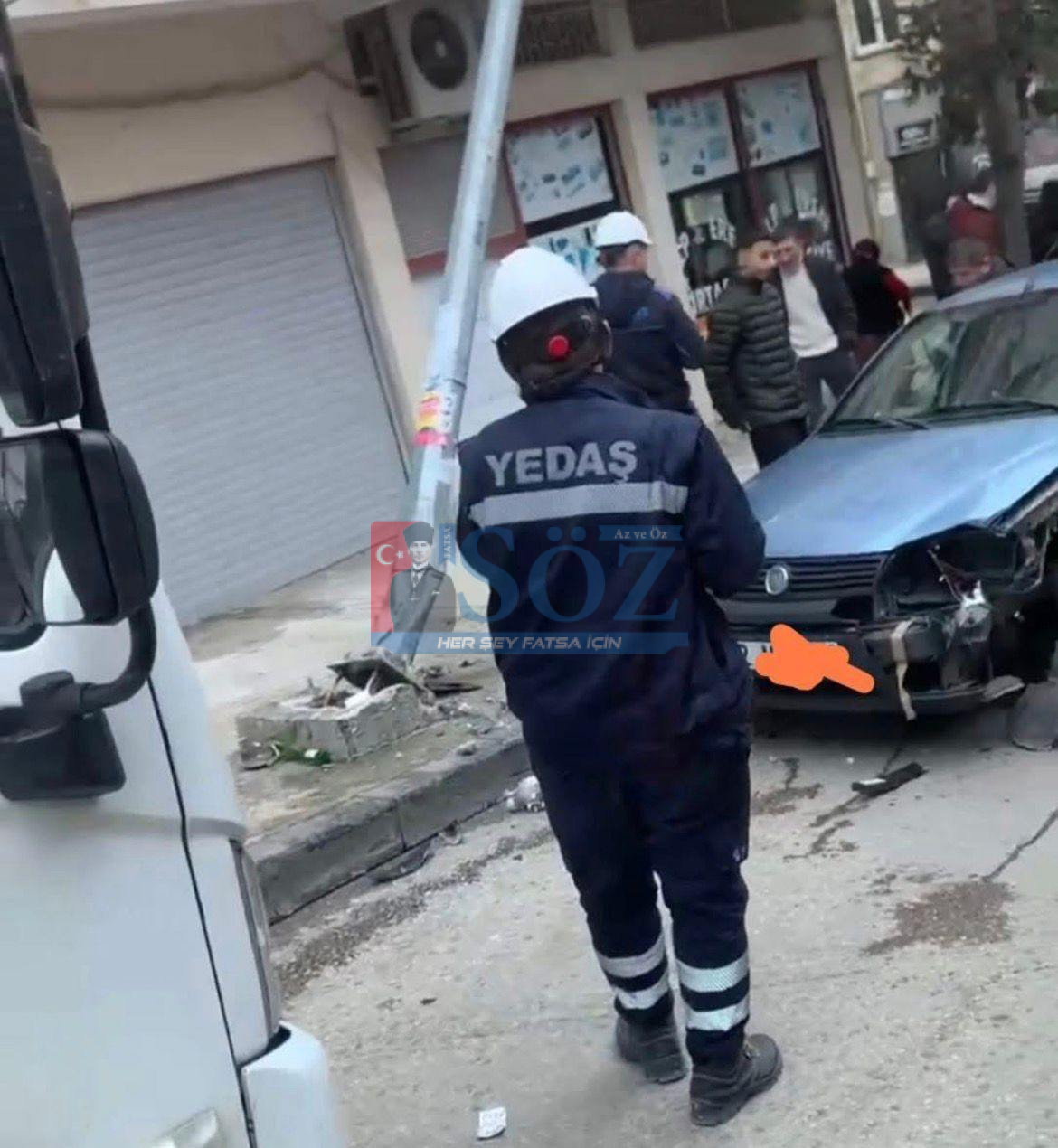 KIZ MESLEK LİSESİ MEVKİİNDE KAZA