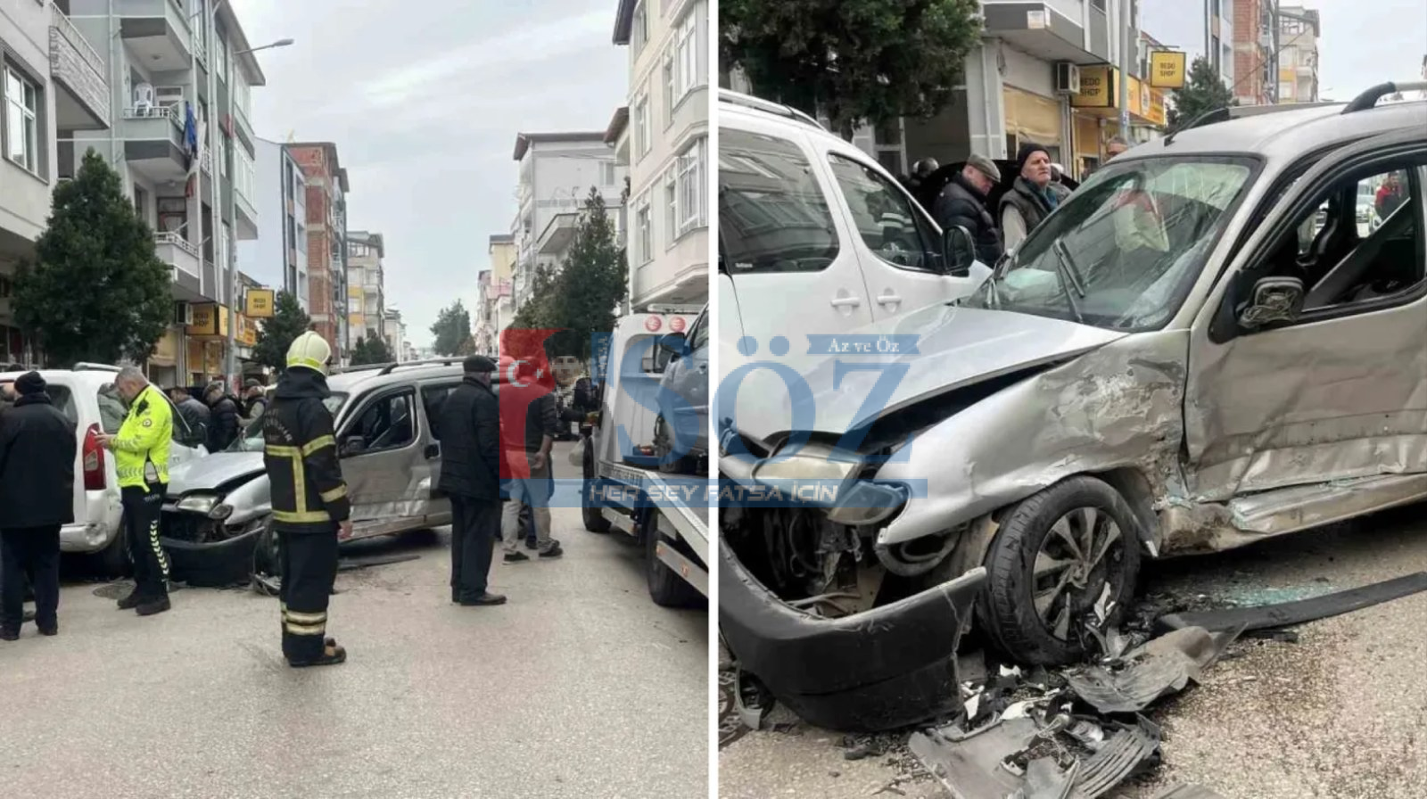 ÜNYE’DE ALKOLLÜ SÜRÜCÜ KAZA YAPTI: 5 YARALI