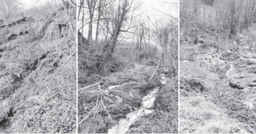 Ordu’da Heyelan Yolu Tek Şeride Düşürdü