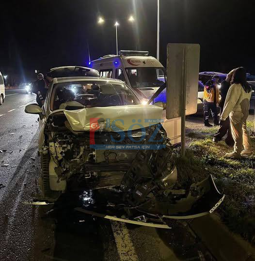 Ünye–Fatsa Yolunda Kaza