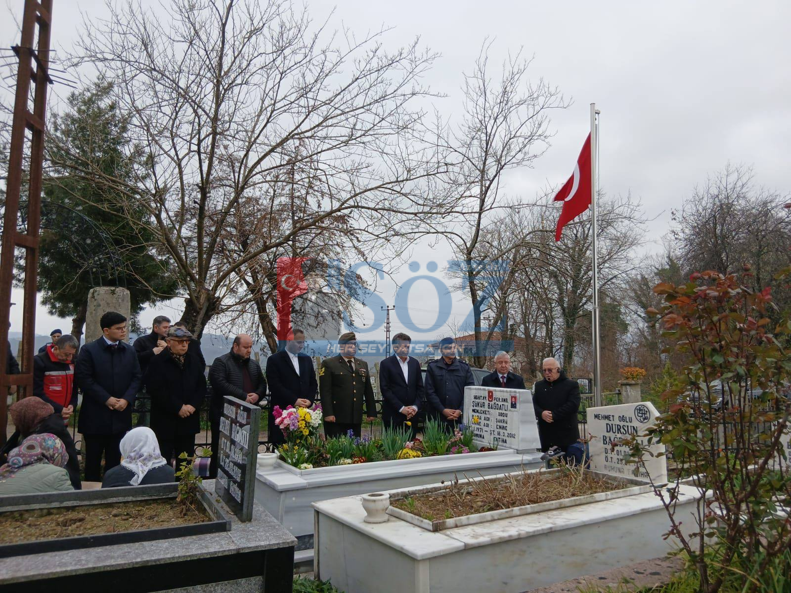 Şehit Binbaşı Şükür Bağdatlı Kabri Başında Anıldı