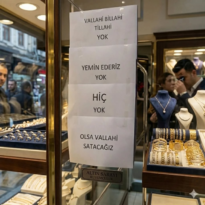 Bursa Kuyumcusundan Mizahi Uyarı: “Vallahi Billahi Yok!”