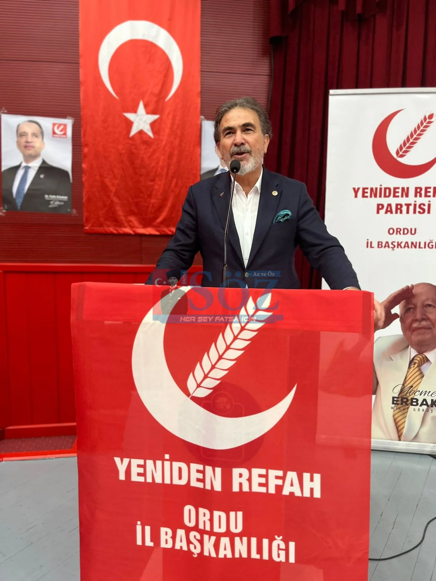 Yeniden Refah Partisi İl Divan Toplantısı Fatsa’da Yoğun Katılımla Gerçekleşti
