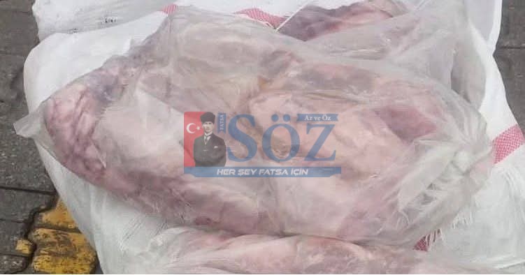 Fatsa Otogarı’nda Kaçak Et Ele Geçirildi