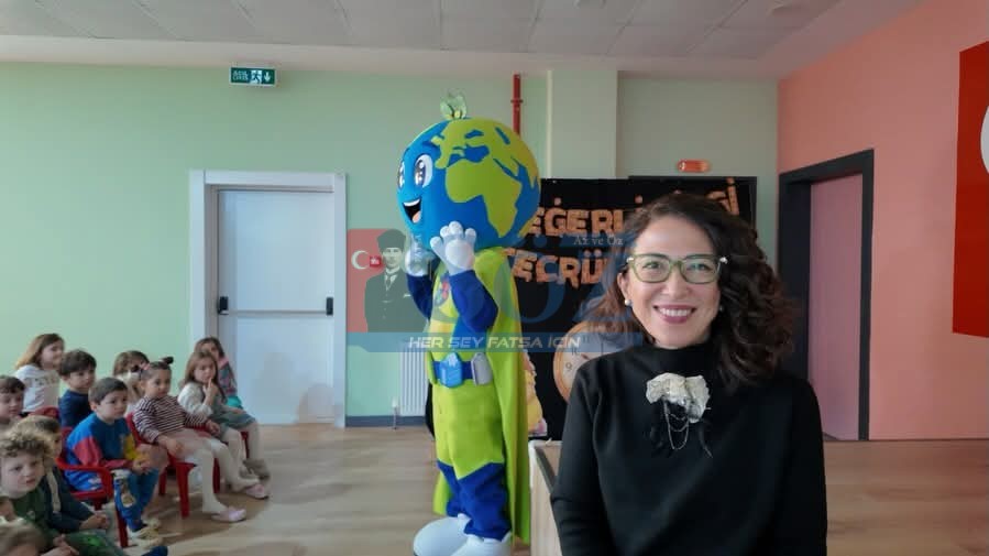 ANAOKULU MİNİKLERİNE “SIFIR ATIK” VE İKLİM DEĞİŞİKLİĞİ EĞİTİMİ