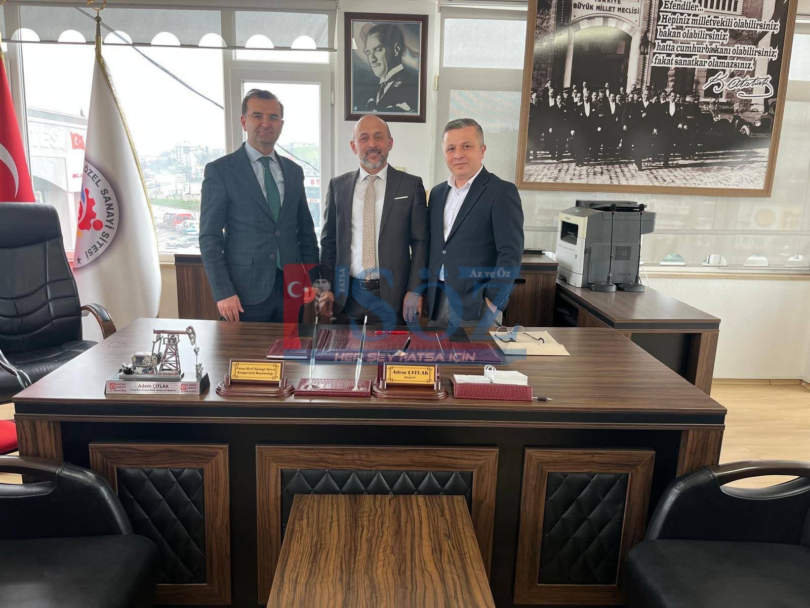 Fatsa Sanayi Sitesi’nden Emniyete Anlamlı Ziyaret