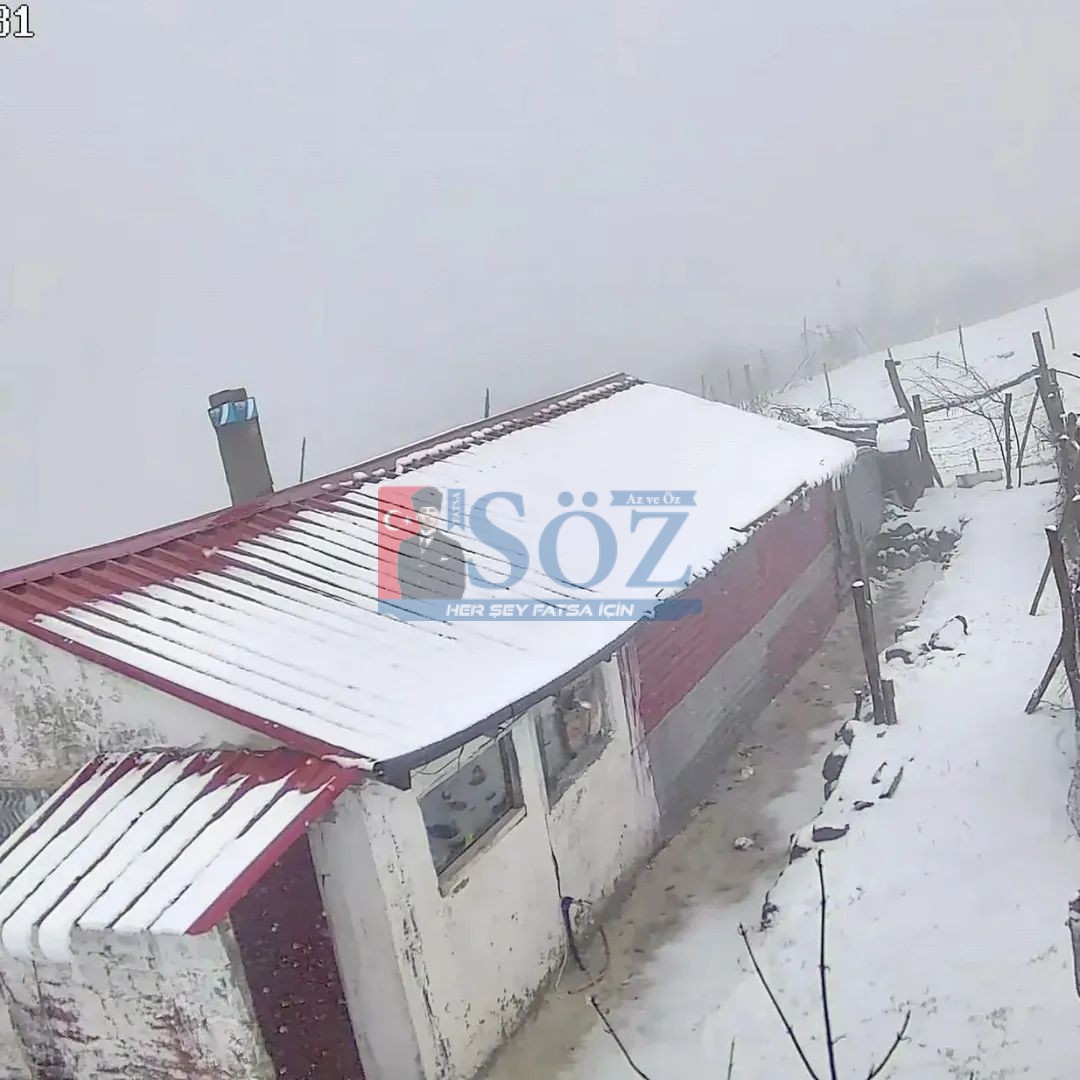 ❄️ Gürgentepe Yaylalarında Nisan’da Kar Sürprizi