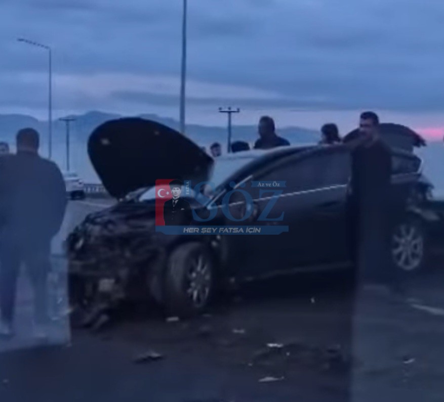 Ordu-Fatsa Yolunda Kaza