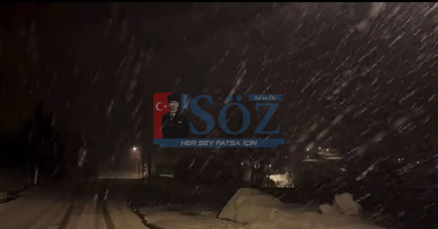 Nisan’da Kış Sürprizi: Çambaşı’na Kar Düştü