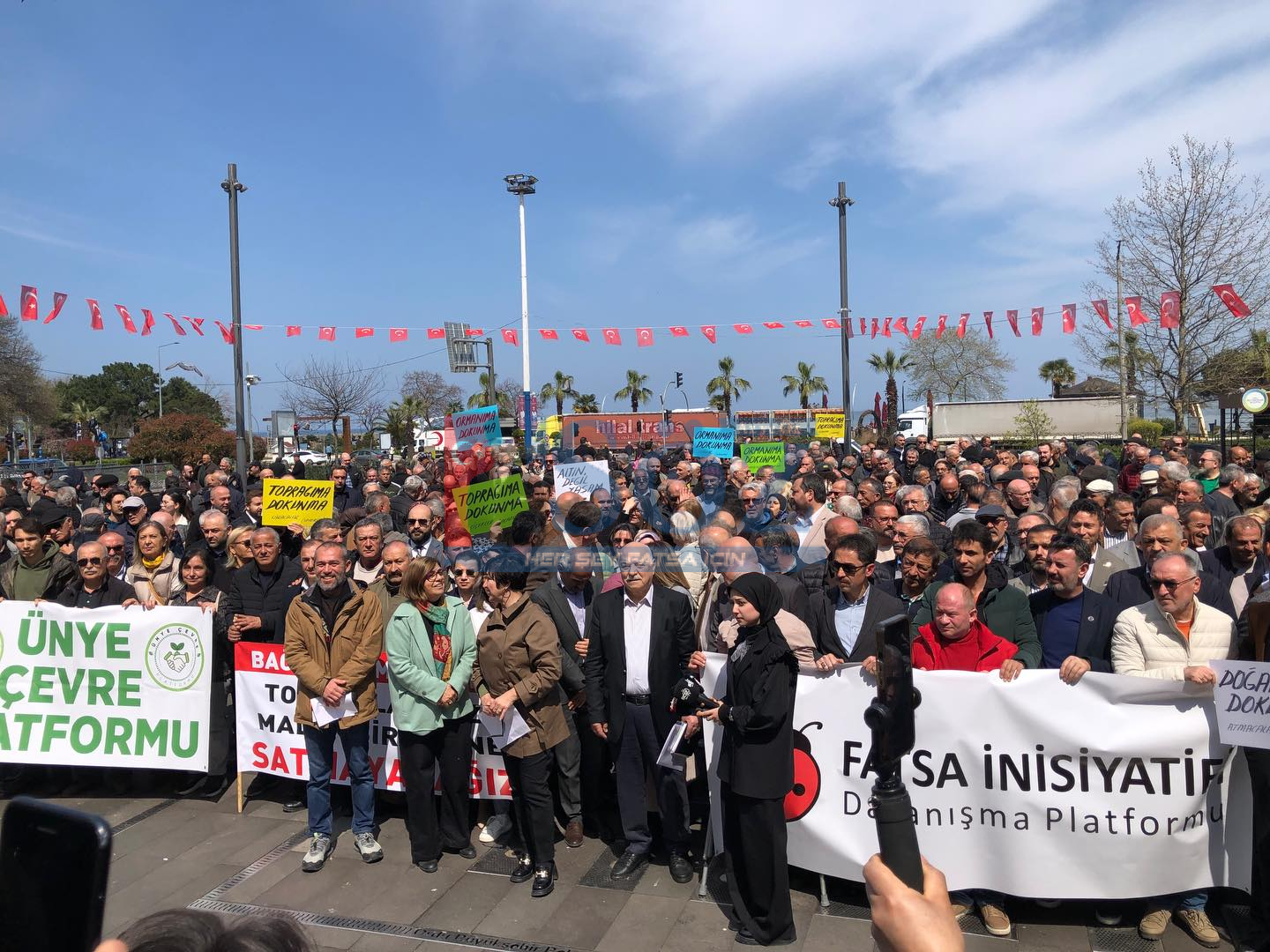 FATSA MADENE KARŞI TEK YUMRUK