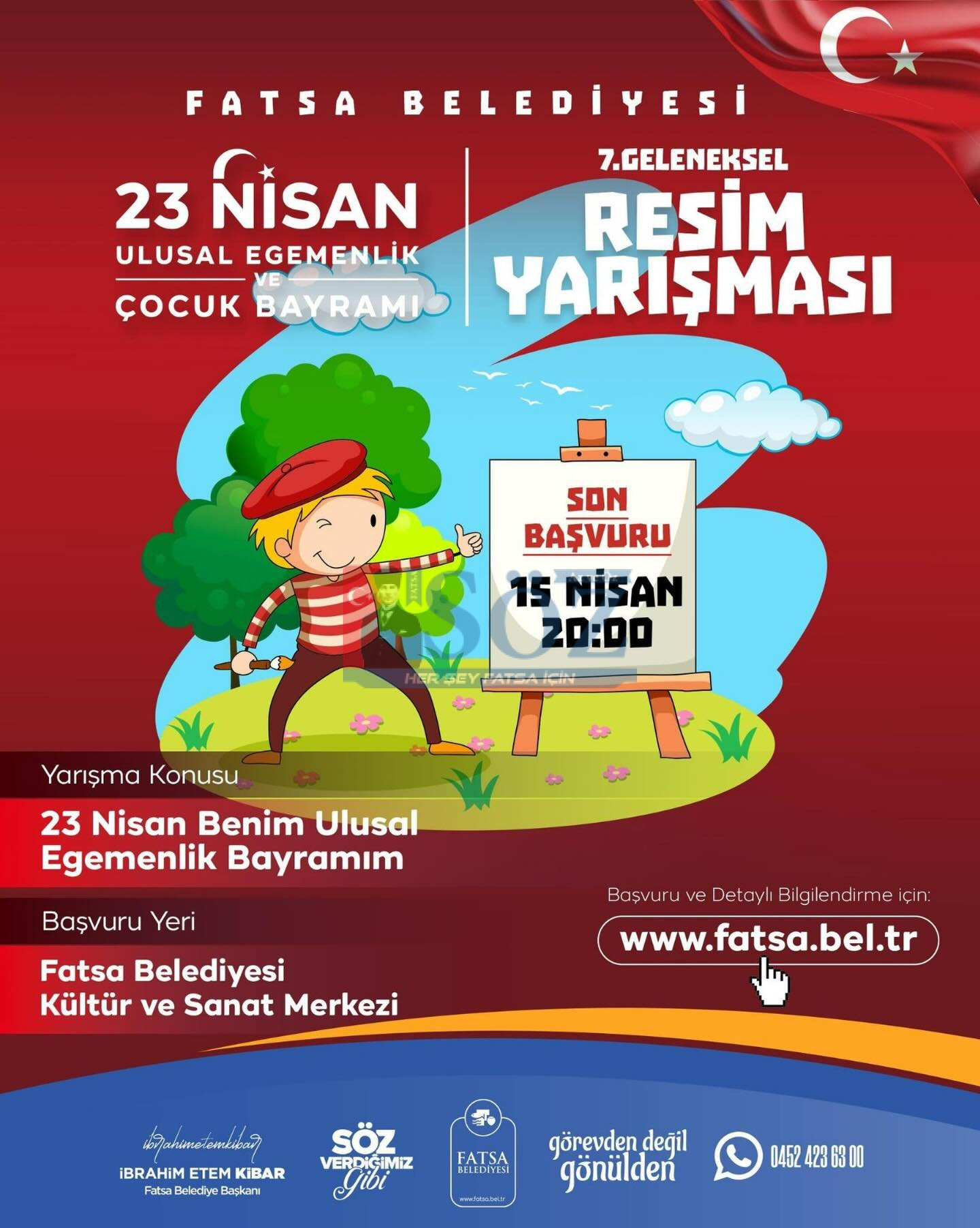 23 Nisan Resim Yarışması İçin Son 3 Gün! 🎨