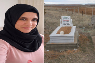 Mezarlıkta gelen telefon sonrası acı olay