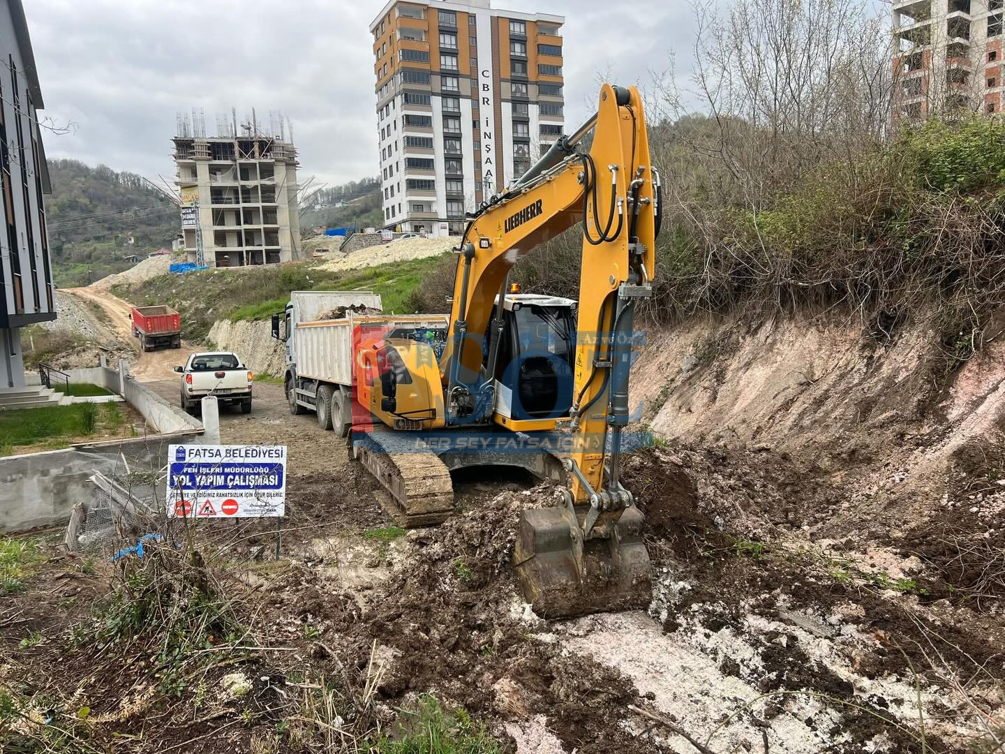 FATSA’DA YENİ YOLLAR AÇILIYOR: 1.5 KİLOMETRELİK ÇALIŞMA TAMAMLANDI