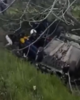 Kontrolden Çıkan Otomobil Şarampole Devrildi: 1 Yaralı