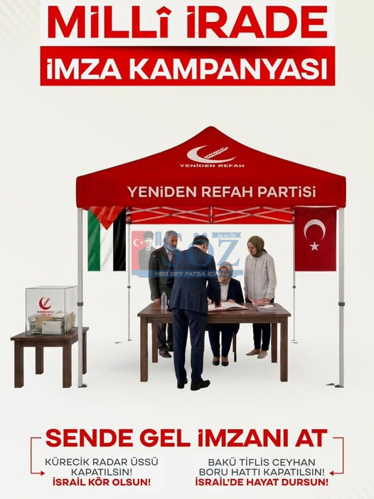 YENİDEN REFAH PARTİSİ’NDEN TÜM TÜRKİYE’DE İMZA SEFERBERLİĞİ