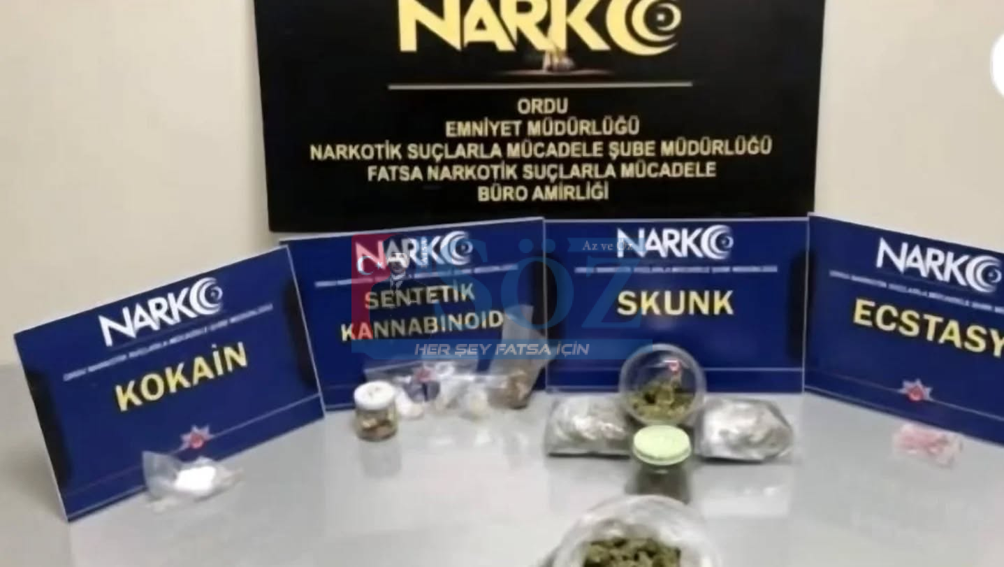 Ordu’da Narkotik Operasyonları: 7 Tutuklama
