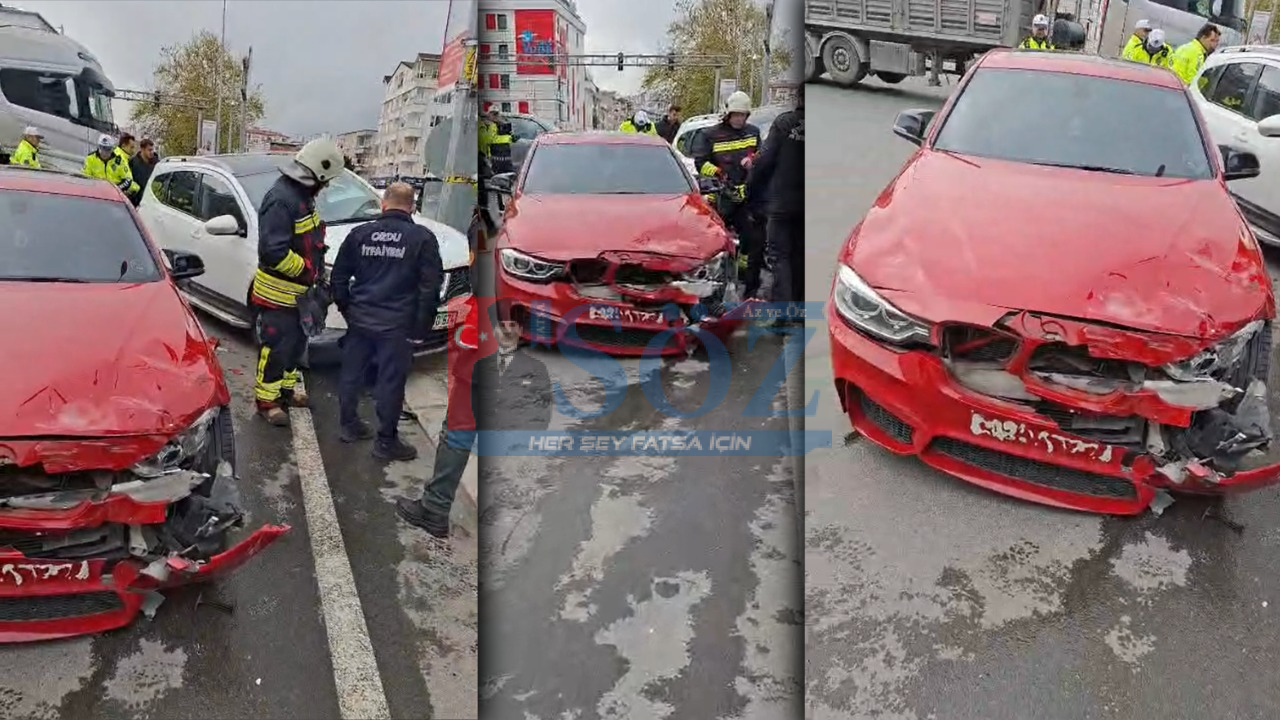 Altınordu’da Sabah Saatlerinde Kaza: Araçlar Hasar Aldı