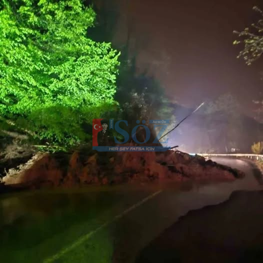 HEYELAN NEDENİYLE YOL ULAŞIMA KAPANDI