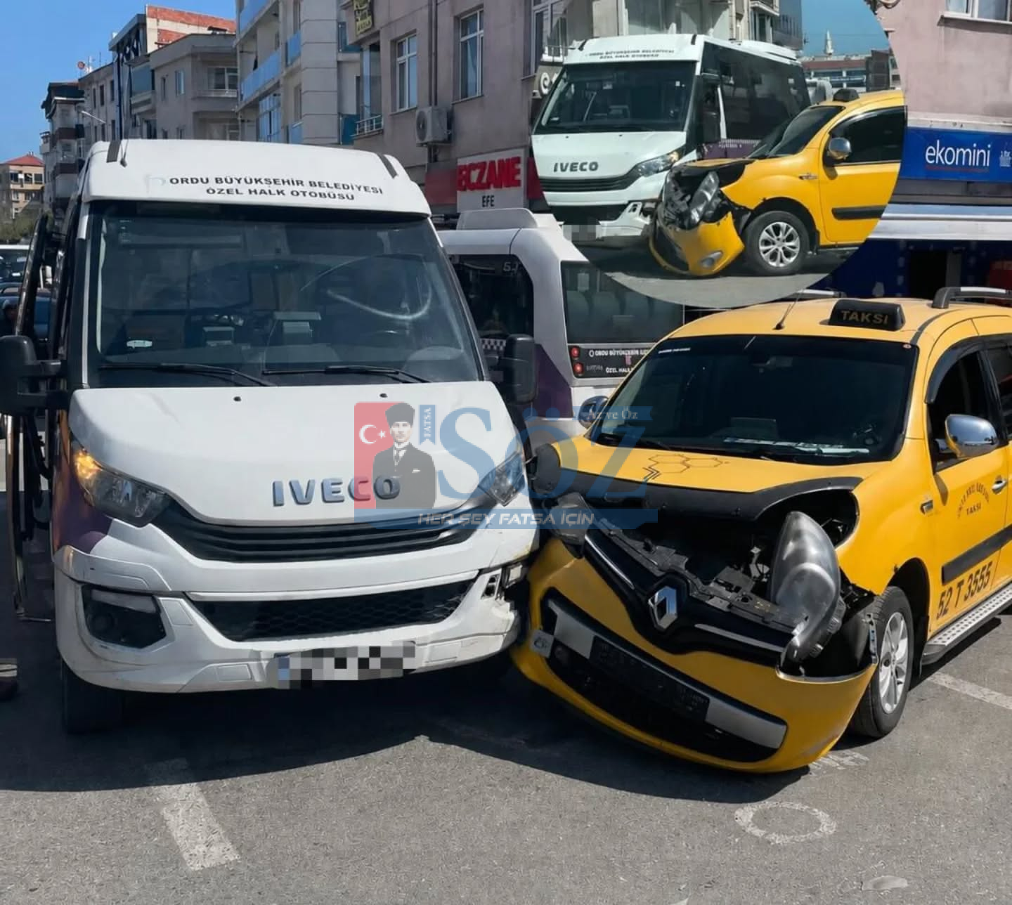 KÖPRÜBAŞI’NDA TEHLİKELİ KAVŞAKTA BİR KAZA DAHA
