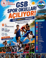 GSB Spor Okulları Fatsa’da Kapılarını Açıyor