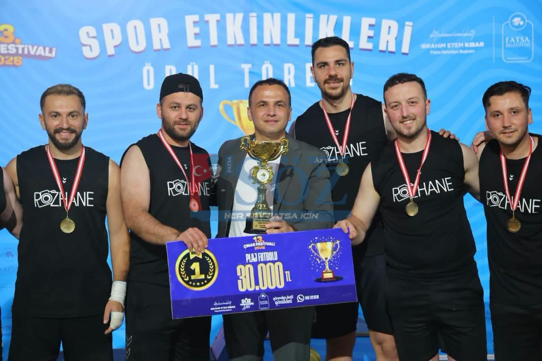 ÇINAR FESTİVALİ’NDE PLAJ SPORLARININ ŞAMPİYONLARI ÖDÜLLERİNİ ALDI
