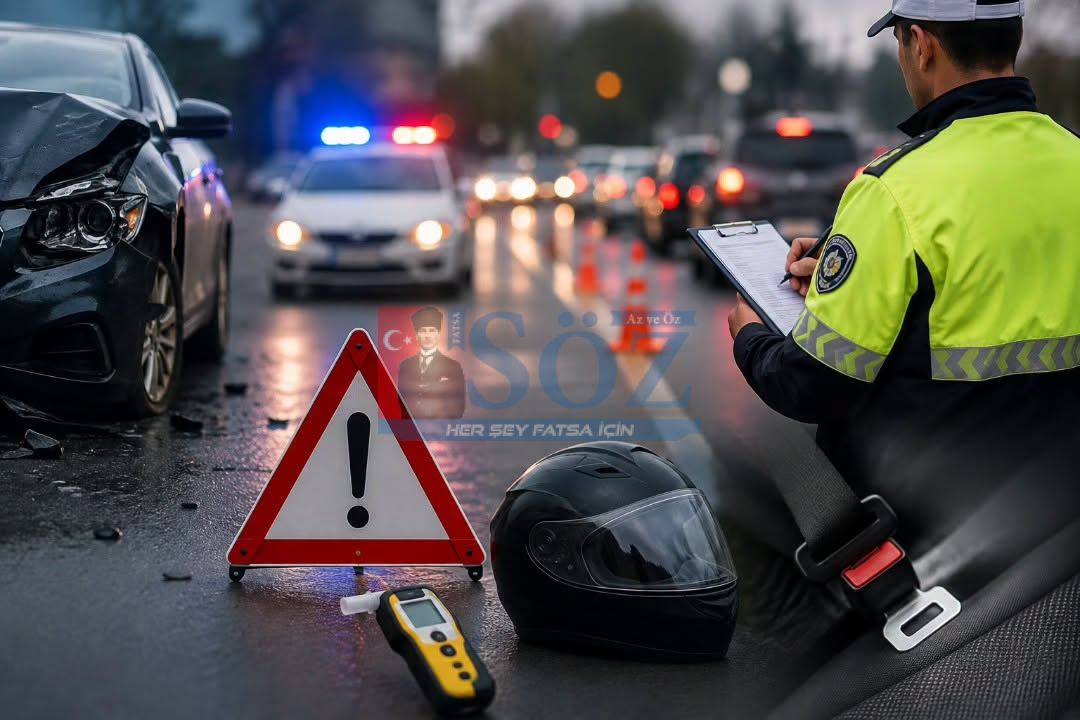 Bir Haftalık Trafik Bilançosu: 40 Kaza, 49 Yaralı