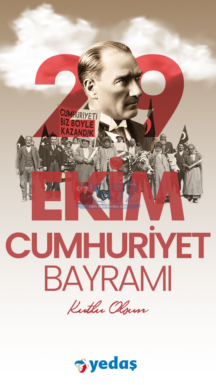 YEDAŞ 29 EKİM BAYRAM İLANI